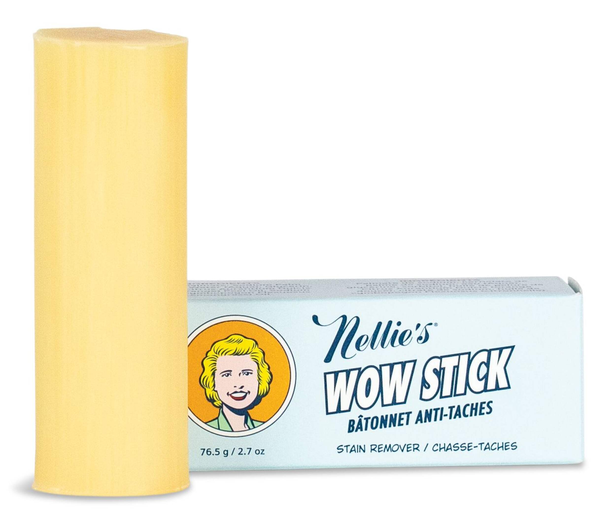 Bâton détachant tout naturel WOW de Nellie's pour la lessive, 76 g Composite_or_Mixed