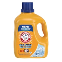 Arm & Hammer Cold Water Liquid Laundry Detergent, Fresh Scent, 110-Load, 4.43-L Front_Elevated