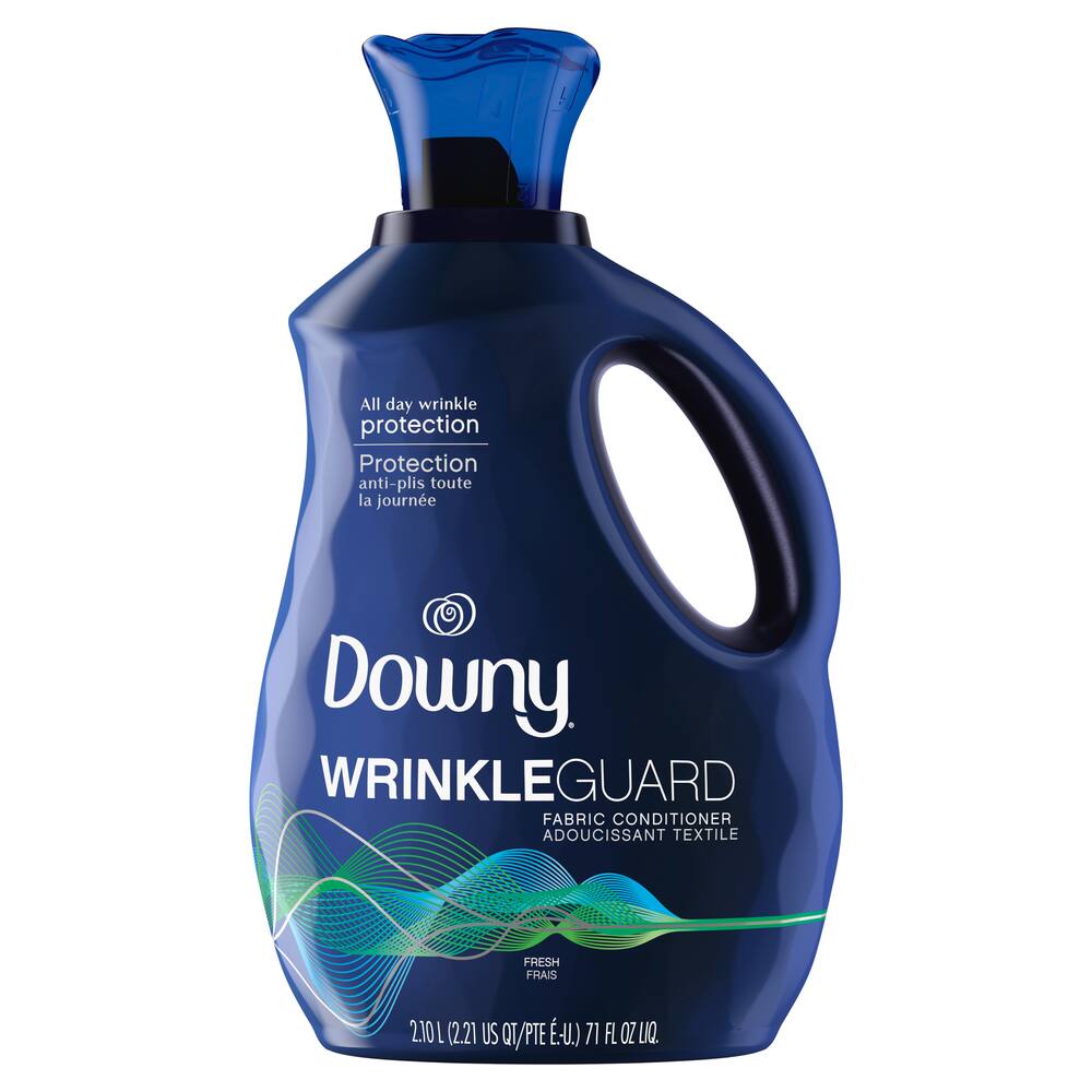 Downy WrinkleGuard Liquid Fabric Softener, Fresh Scent, 71-Load, 2.10-L ...