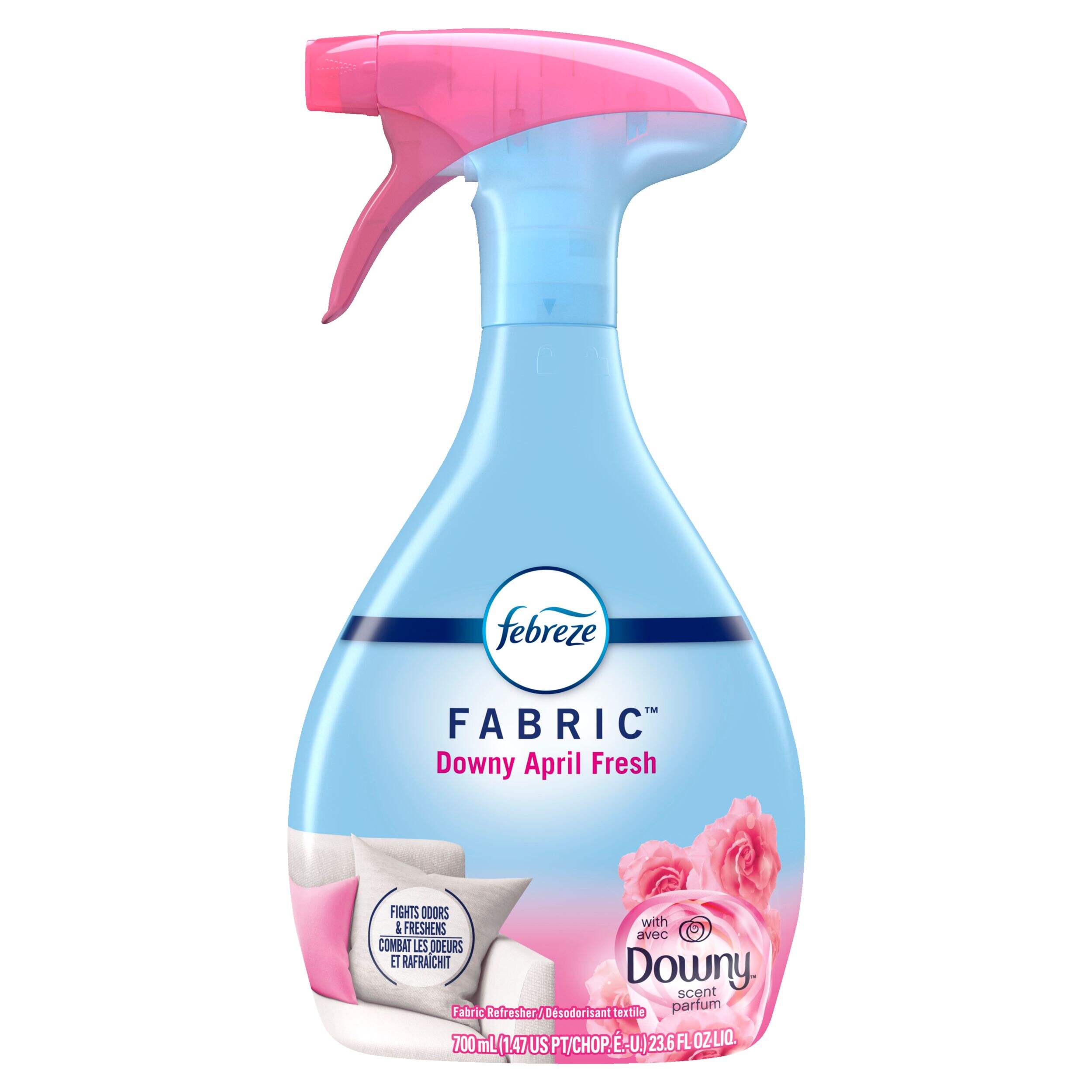 Désodorisant textile anti-odeurs Febreeze, Downy Fraîcheur d'avril, 800 ml Front_Flat