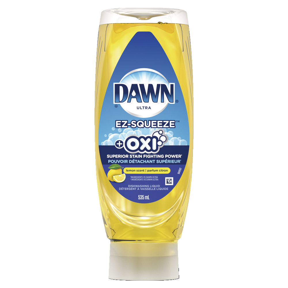 Savon à vaisselle liquide Dawn Ultra EZSqueeze, puissance antitache