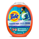 Capsules de détergent à lessive Tide Power Pods avec Febreze Sport fraîcheur, 48 unités Front_Flat