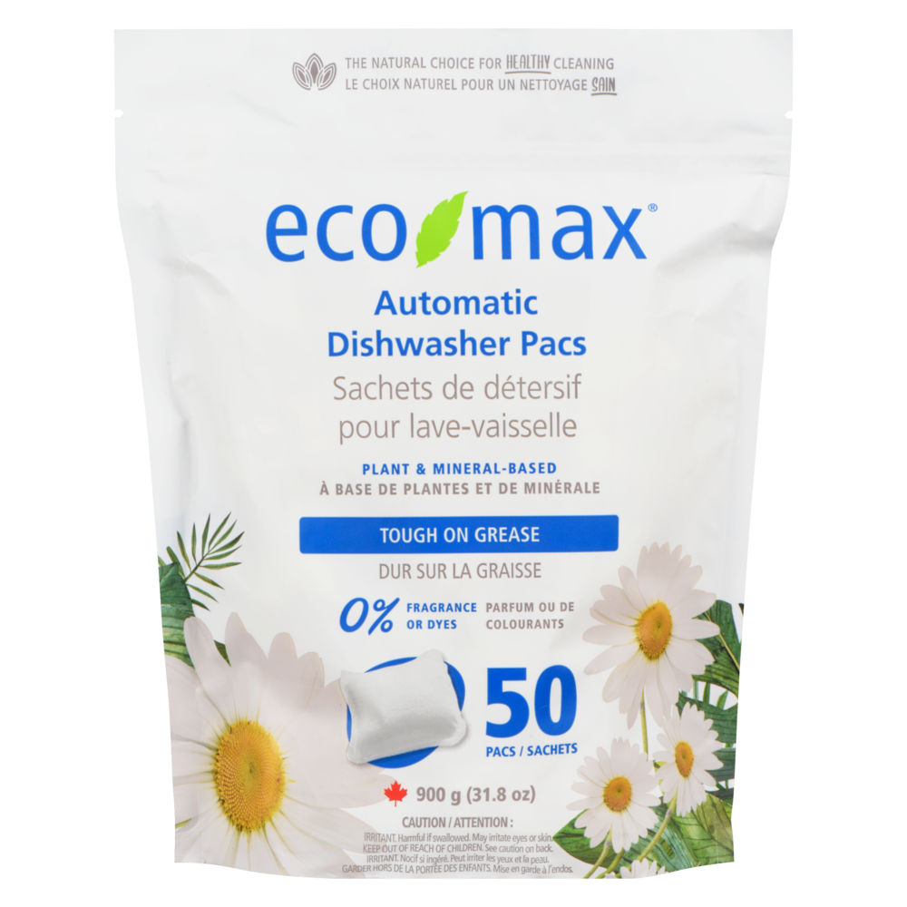 Plant & MineralBased Automatic Dishwasher Detergent Tabs