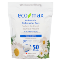 Eco-Max Plant & Mineral-Based Automatic Dishwasher Detergent Tabs, Fragrance-Free, 50-pk Front_Flat