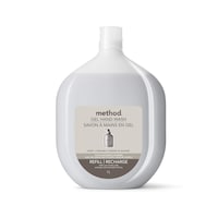Recharge de savon-gel pour les mains Method Premium avec nettoyants à base de plantes, choix de parfums, 1 L Front_Flat