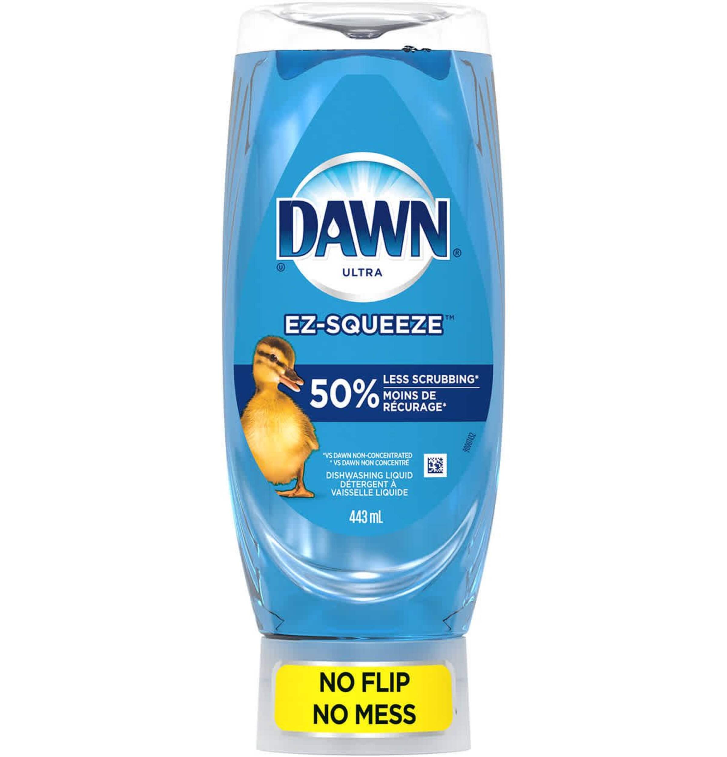 Dawn Ultra EZ-Squeeze Dish Soap, Original, 443-mL Front_Flat