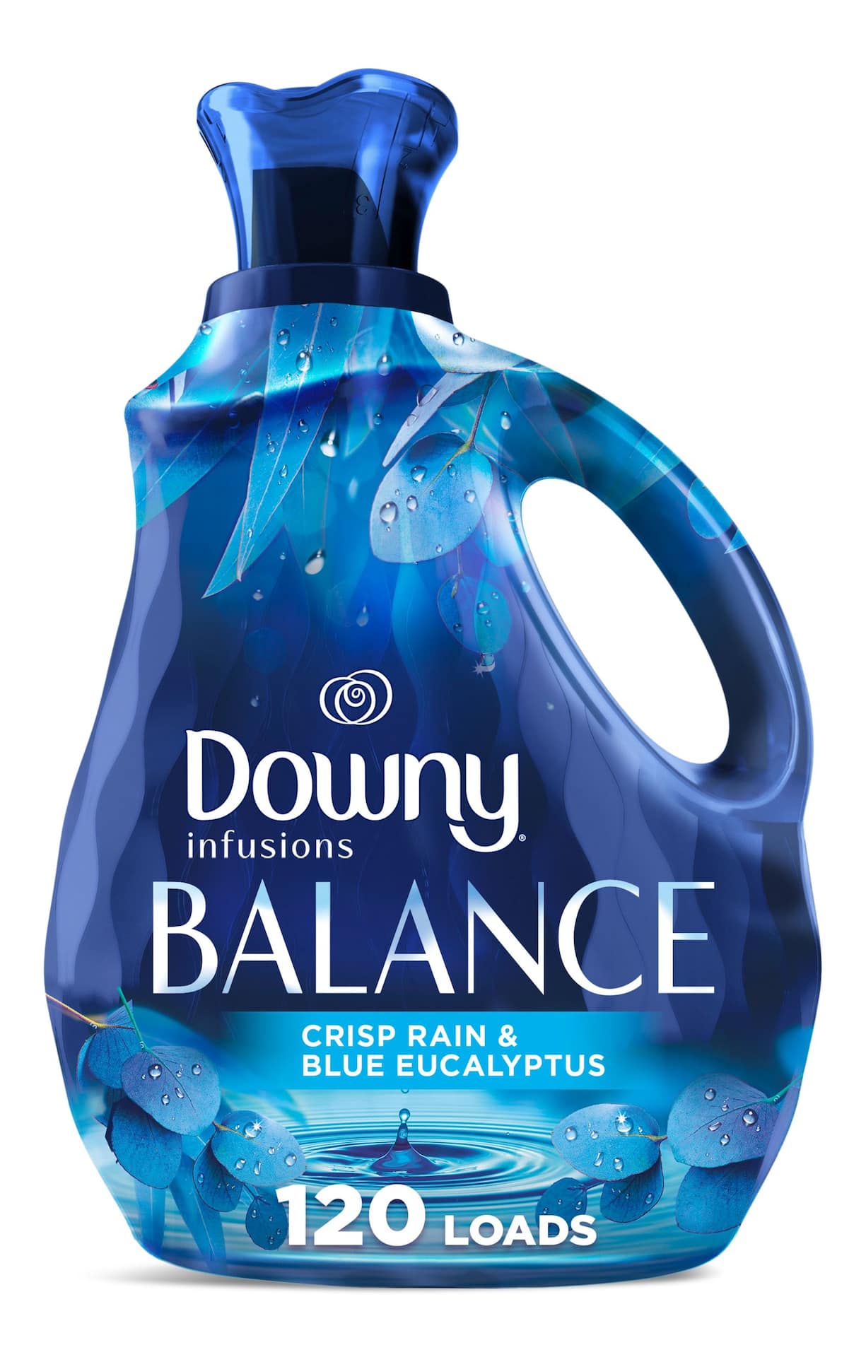 Downy Infusions Liquid Laundry Fabric Softener, Balance, Crisp Rain ...