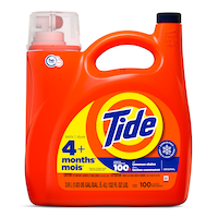 Tide Liquid Laundry Detergent with Clean Fresh HE Turbo Clean, Original, 100-Load, 3.9-L Front_Flat