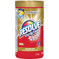 Resolve In Wash Powder Gold Oxi-Action Laundry Booster, 2.1Kg Front_Flat
