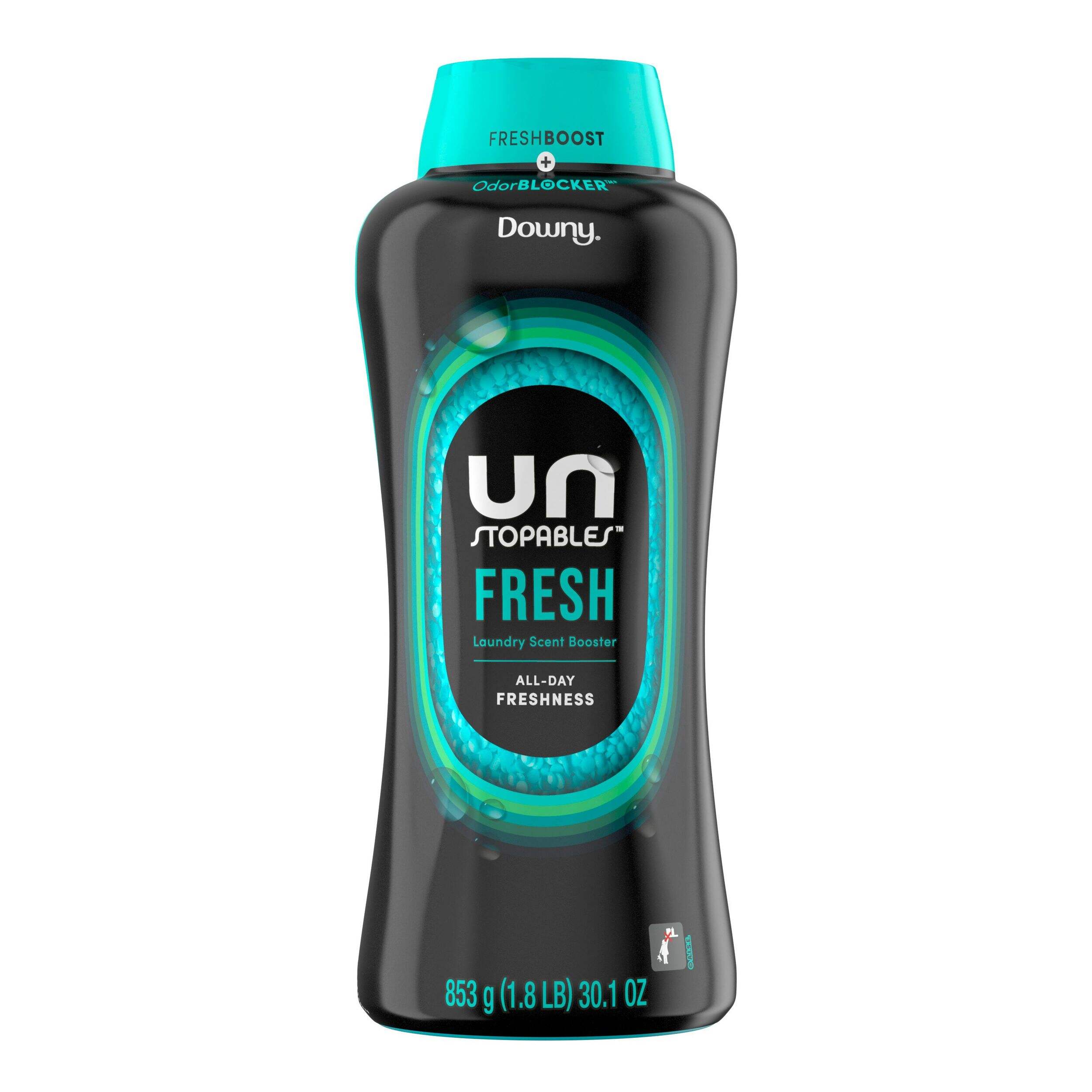 Downy Unstopables Fresh In-Wash Scent Booster Beads, 853g Front_Flat