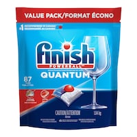 Détergent pour lave-vaisselle Finish Powerball Quantum, paq. 87 Front_Flat
