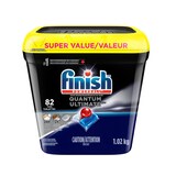 Finish Quantum Ultimate Dishwasher Detergent Tabs, 82-ct Front_Elevated