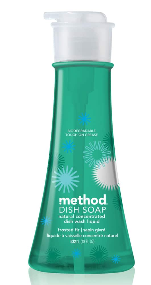 method Holiday Frosted Fir Pump Dish Soap