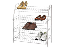 MISSLO 2 tier Long Shoe Rack for Closet Shoe Organizer Holds 18-Pairs, Wide  Low Stackable Shoe Storage Shelf for Bedroom Floor, Men Boots, Women