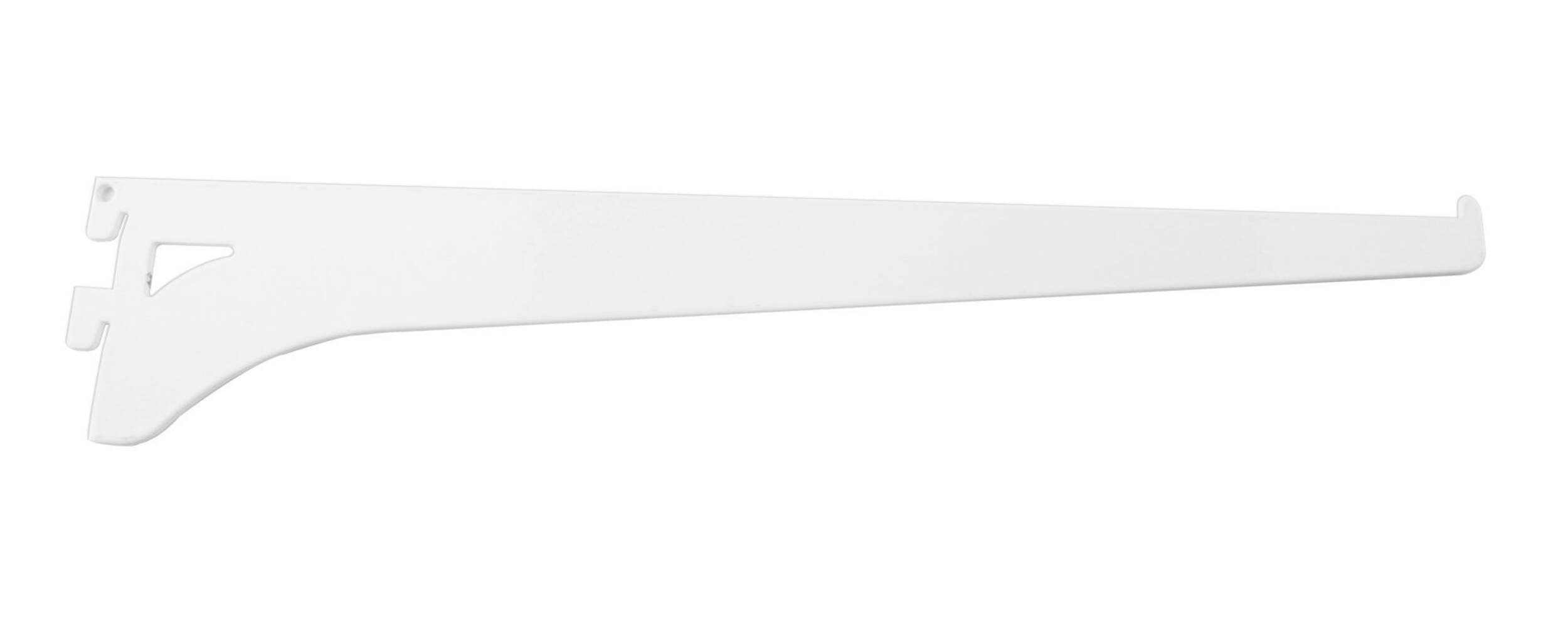 HOME COLLECTIONS Metal Shelf Bracket, White, 12-in Side_Right