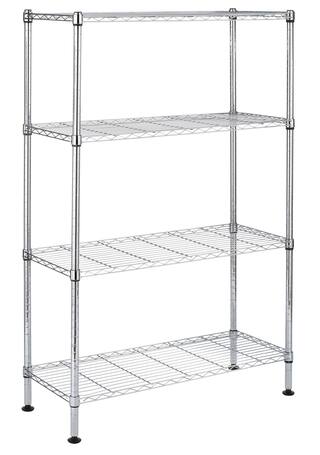 For Living 4 Tier Chrome Wire Shelf, Wire Shelving Parts Canada