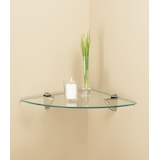 Home Collections Glass Shelf, Corner Front_Flat