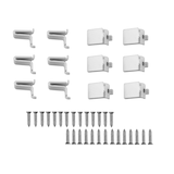 Pilaster Clips, White