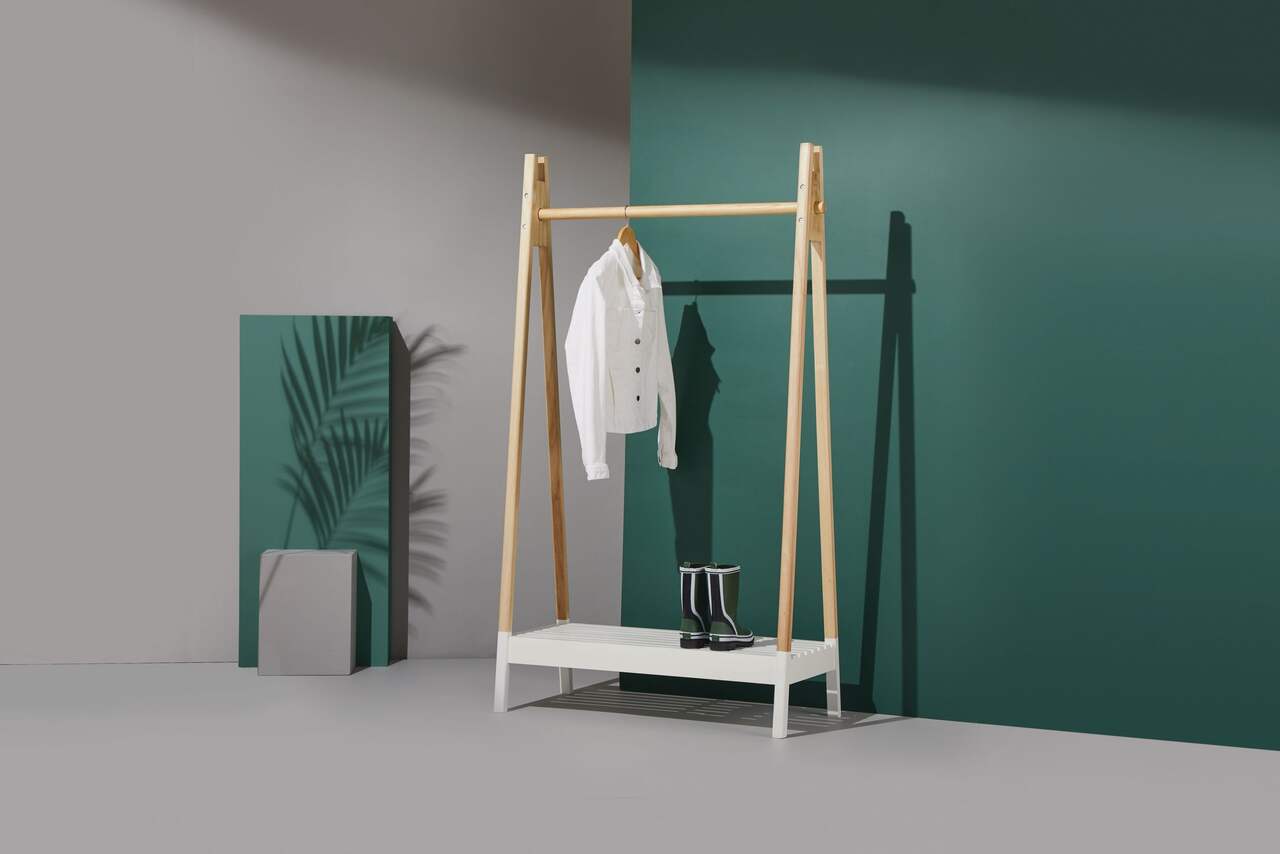 type A Prima Adjustable Freestanding Clothing Rack with Tool-Free Assembly