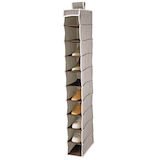 For Living Shoe Organizer, 10 Shelves Front_Angled_Left
