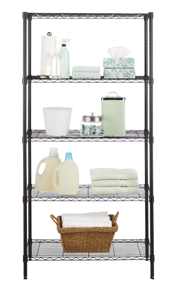 For Living 5Tier Black Wire Shelf Canadian Tire