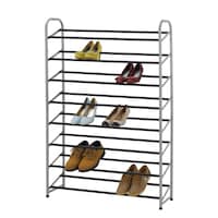 For Living 40-Pair Shoe Rack Front_Angled_Left