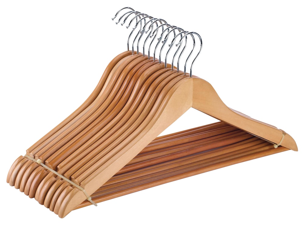 Wood Hangers, 12pk Canadian Tire