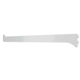 HOME COLLECTIONS Metal Single Track Shelf Bracket, White, 16-in Side_Right