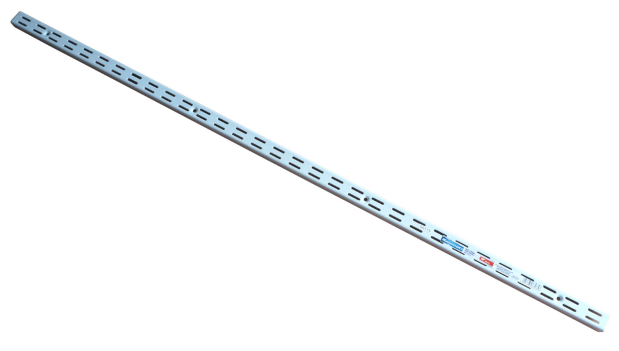 HOME COLLECTIONS Steel Dual Shelving Track White, 36-in Overhead_Plunge