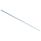 Rail double d’étagère en acier HOME COLLECTIONS, blanc, 72 po Overhead_Plunge