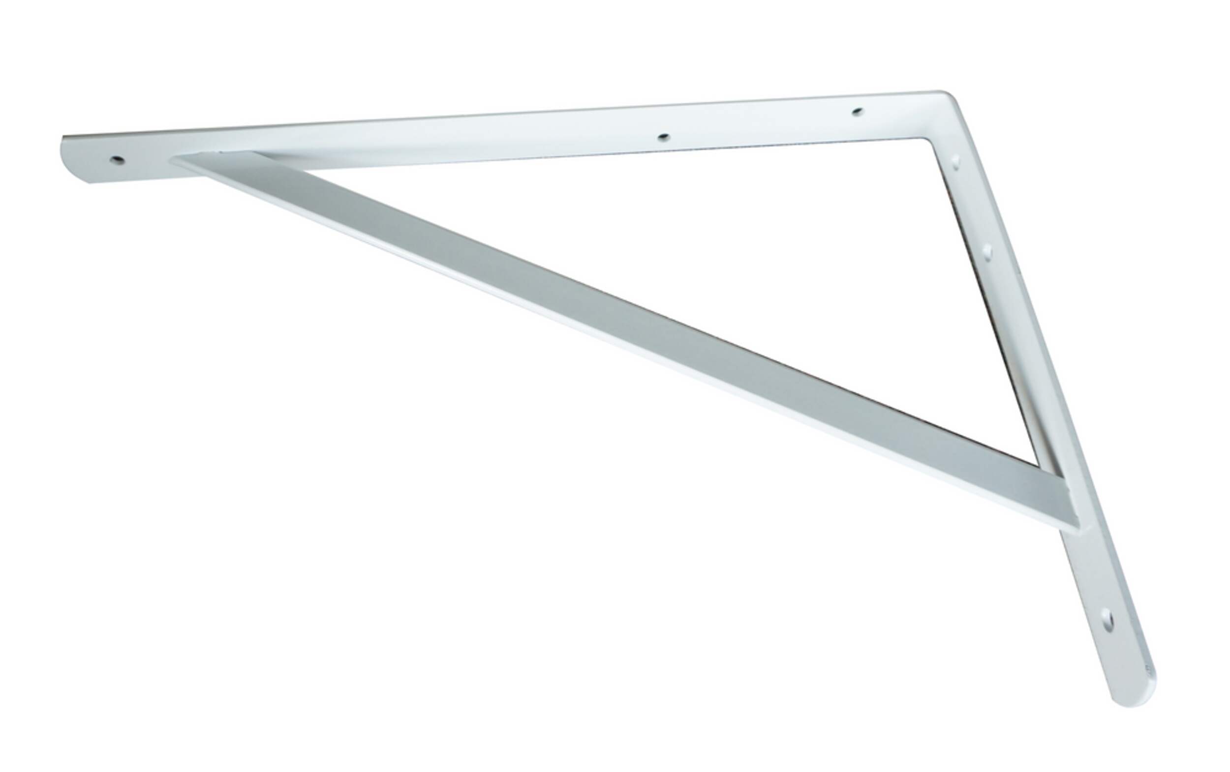 HOME COLLECTIONS Heavy-Duty Wall Shelf L-Bracket, White, 15-in x 12-in Composite_or_Mixed