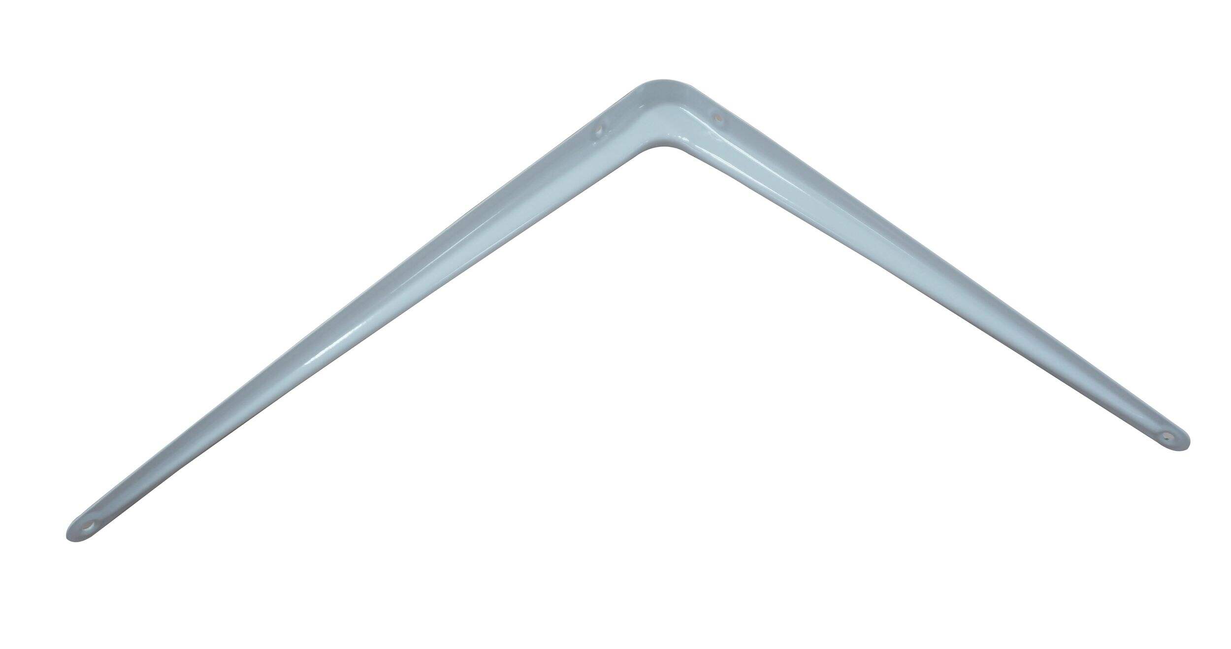 HOME COLLECTIONS Wall Shelf L-Bracket, White, 14-in x 16-in Front_Flat