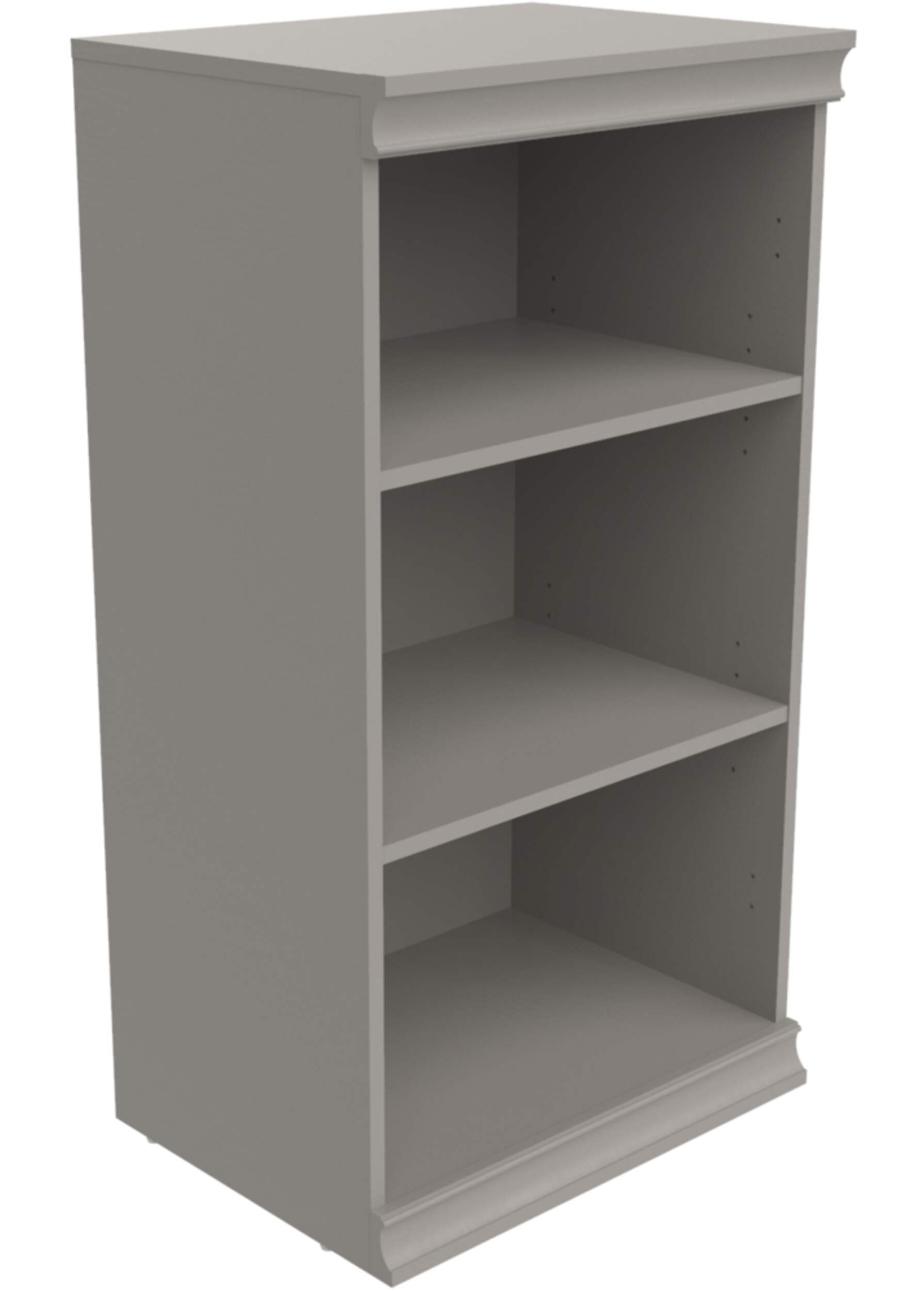 ClosetMaid Modular Stackable Closet Storage Shelf Unit, Taupe Front_Angled_Right