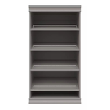 Range-chaussures modulaire empilable ClosetMaid, taupe Front_Flat