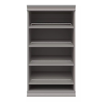 ClosetMaid Modular Stackable Shoe Rack, Taupe Front_Flat