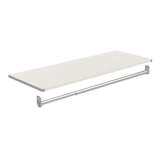 ClosetMaid Modular Shelf & Hang Rod Kit, White Front_Three_Fourths_Angled_Right