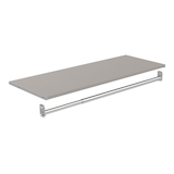 ClosetMaid Modular Shelf & Hang Rod Kit, Taupe Front_Angled_Right