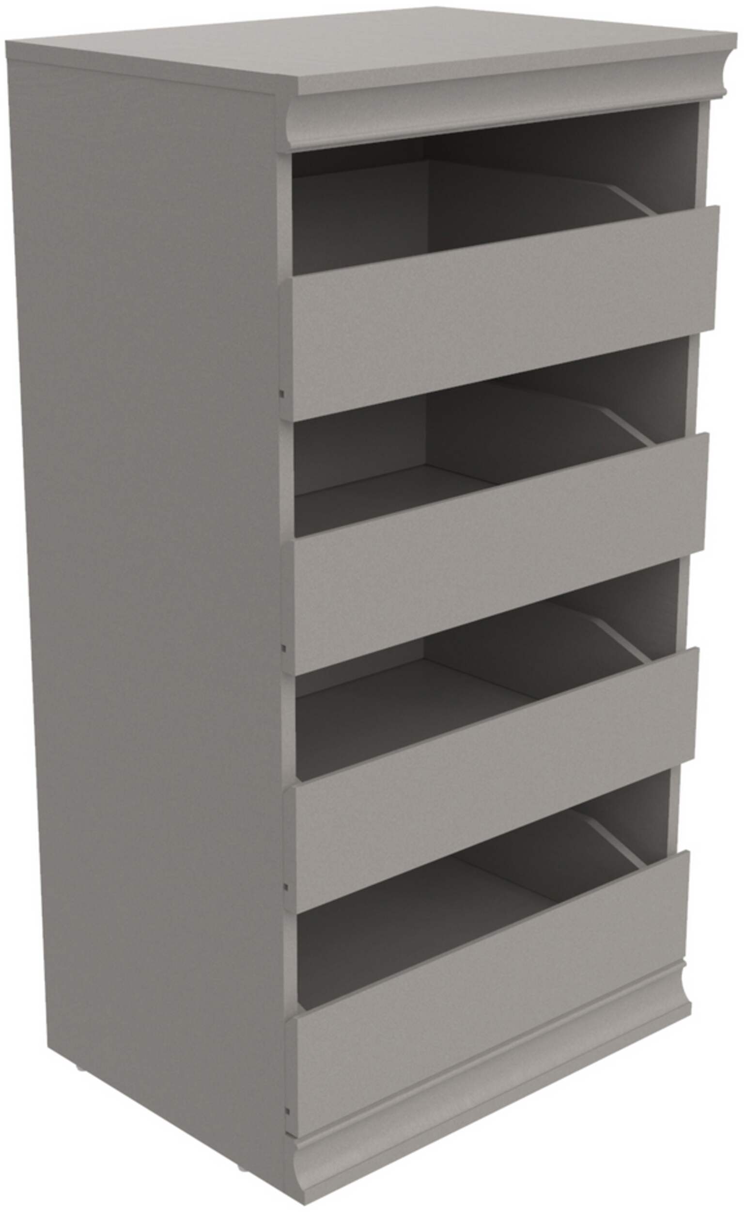 ClosetMaid Modular Stackable 4Drawer Closet Storage Unit, Taupe