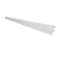 ClosetMaid Shelf Track Bracket, White, 16-in