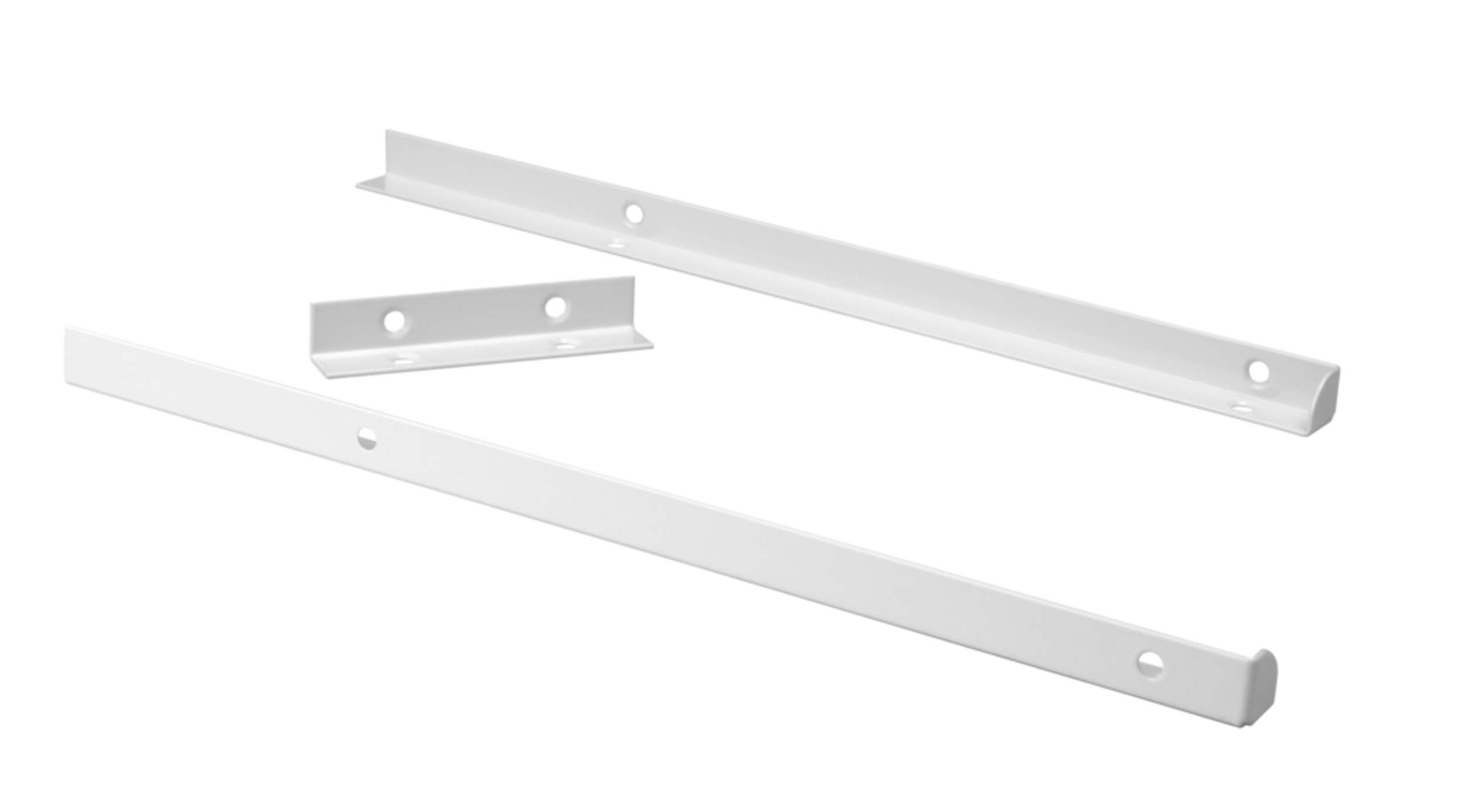 ClosetMaid Suite Symphony Metal Top Shelf Support Kit, White Composite_or_Mixed
