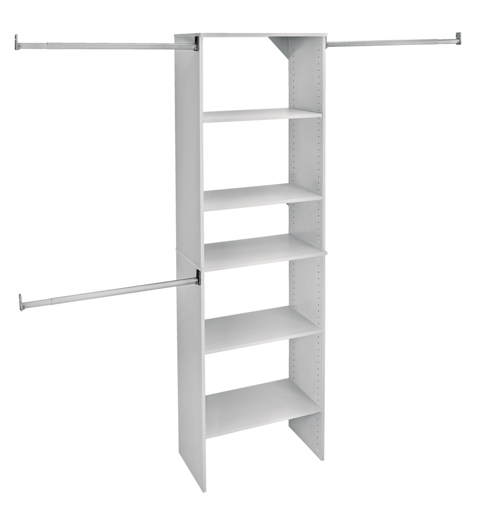 ClosetMaid Suite Symphony Starter Tower Kit, White, 25-in | Canadian Tire