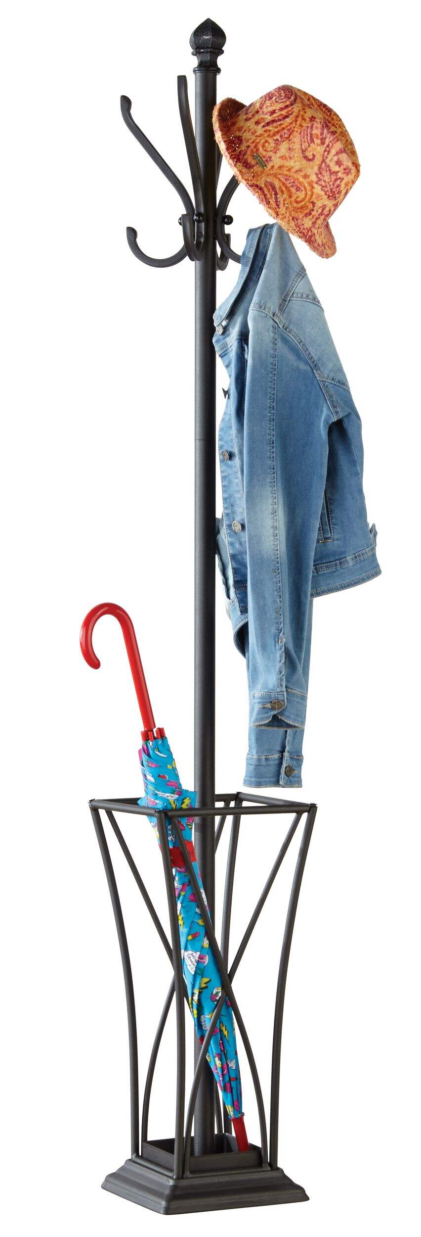 Porte-parapluie et porte-manteau For Living Front_Angled_Right