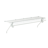 ClosetMaid Superslide Wall Shelf Kit with Installation Hardware, 4-ft x 12-in Front_Angled_Right
