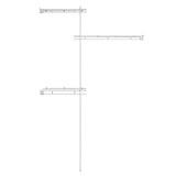 Range-placard avec tablette et tringle, 3 à 5 pi Front_Flat