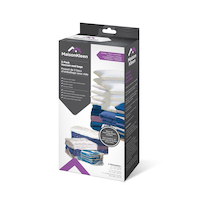 Maison Kleen Reusable Vacuum Seal Storage Bags, 3-pk Front_Angled_Left