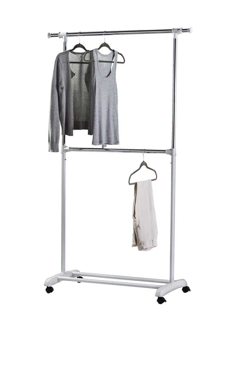 type A Ease Freestanding Wardrobe with Cover & 2 Shelves