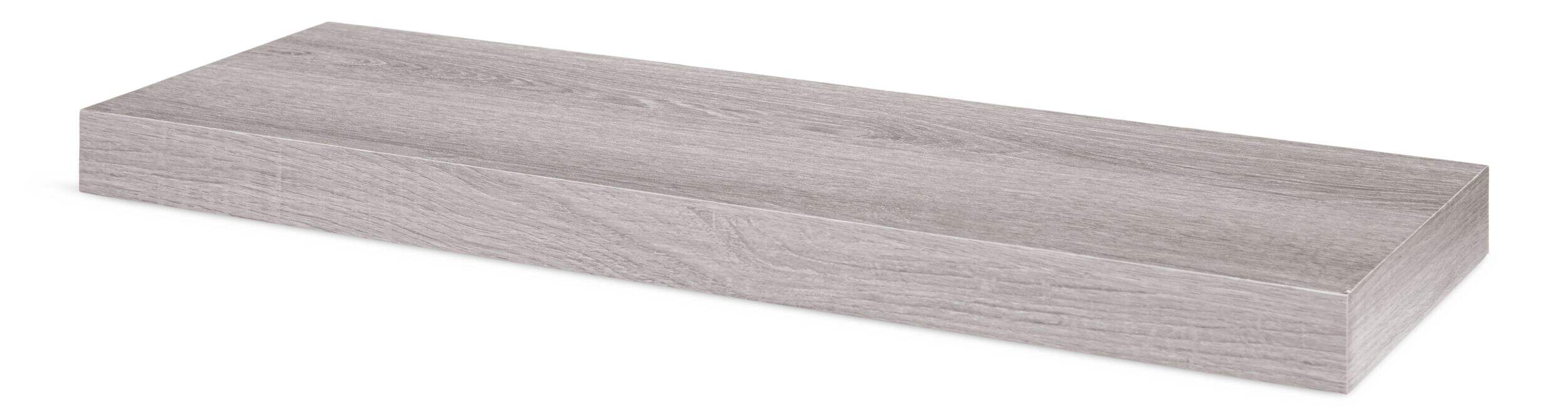 CANVAS Driftwood Floating Wall Shelf, 24-in Front_Three_Fourths_Angled_Left