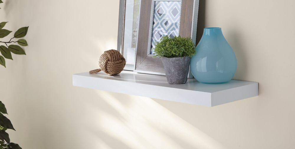 Tablette murale flottante CANVAS Manhattan, couleurs variées, 24 po