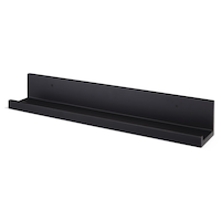 Type A Gallery Wall Picture/Photo Ledge, Black, 24-in