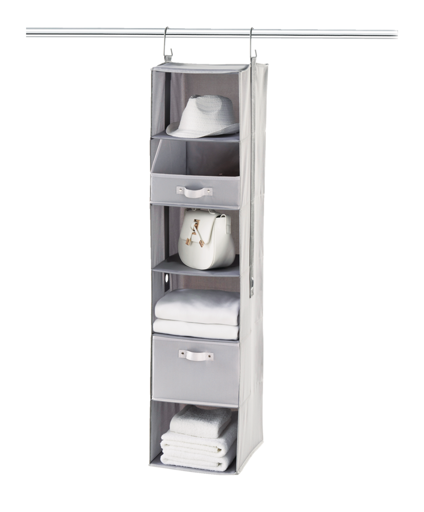 Neatfreak 6 Shelf Closet Organizer, Grey Canadian Tire